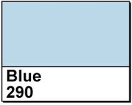 Picture of 1" Circle Thermal Transfer Labels, Blue 290, 3" Core