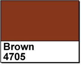 Picture of 1" Circle Thermal Transfer Labels, Brown 4705, 3" Core