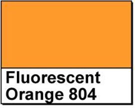Picture of 1" Circle Thermal Transfer Labels, Fluorescent Orange 804
