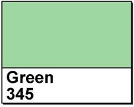 Picture of 1" Circle Thermal Transfer Labels, Green 345, 3" Core