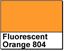 Picture of 1.5" Circle Thermal Transfer Labels, Fluorescent Orange 804