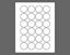 Picture of 1-1/2" Circle Laser Labels, White, 24/Sheet