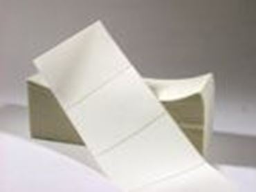 Picture of 4" X 6" Direct Thermal Labels, White, Fanfolded (SHIPS FROM CA)