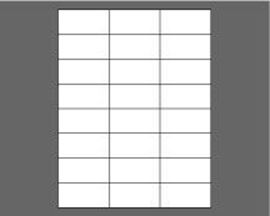 Picture of 2.833" X 1-3/8" Laser Labels, White, 24/Sheet