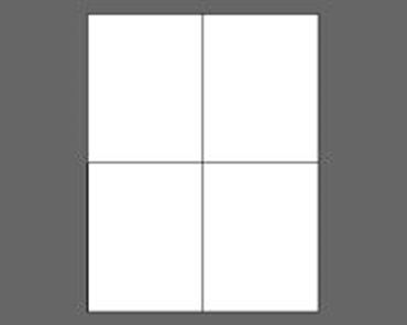 Picture of 4-1/4" X 5-1/2" Laser Labels, White, 4/Sheet