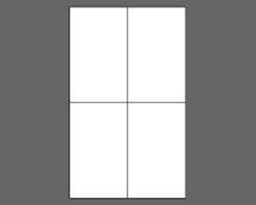 Picture of 4-1/4" X 7" Laser Labels, White, 4/Sheet