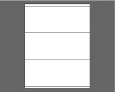 Picture of 8-1/2" X 3-1/2" Laser Labels, White, 3/Sheet