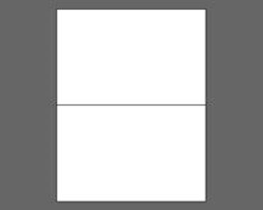 Picture of 8-1/2" X 5-1/2" Laser Labels, White, 2/Sheet