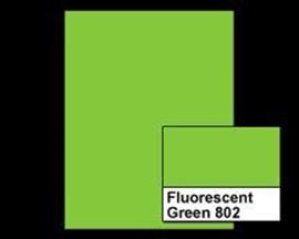 Picture of 8-1/2" X 11" Laser Labels, Fluorescent Green 802, 1/Sheet