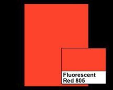 Picture of 8-1/2" X 11" Laser Labels, Fluorescent Red 805, 1/Sheet