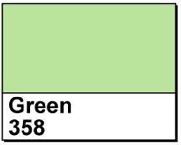 Picture of 4" X 6" Direct Thermal Labels, Green 358, 3" Core, Perfed