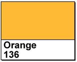 Picture of 4" X 6" Direct Thermal Labels, Orange 136, 3" Core, Perfed