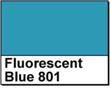 Picture of 4" X 6" Thermal Transfer Labels, Fluorescent Blue 801, 3" Core