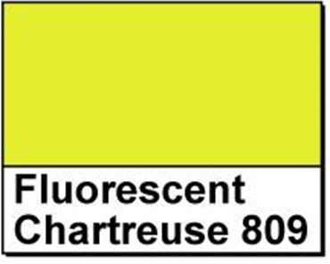 Picture of 4" X 6" Thermal Transfer Labels, Fluorescent Chartreuse 809, 3" Core