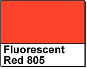 Picture of 4" X 6" Thermal Transfer Labels, Fluorescent Red 805, 3" Core